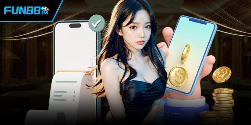 Bước hoàn thành lệnh rút tiền Fun88
