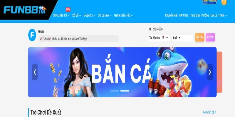 Hội viên có cơ hội nhận được khuyến mãi khủng tại bắn cá Fun88